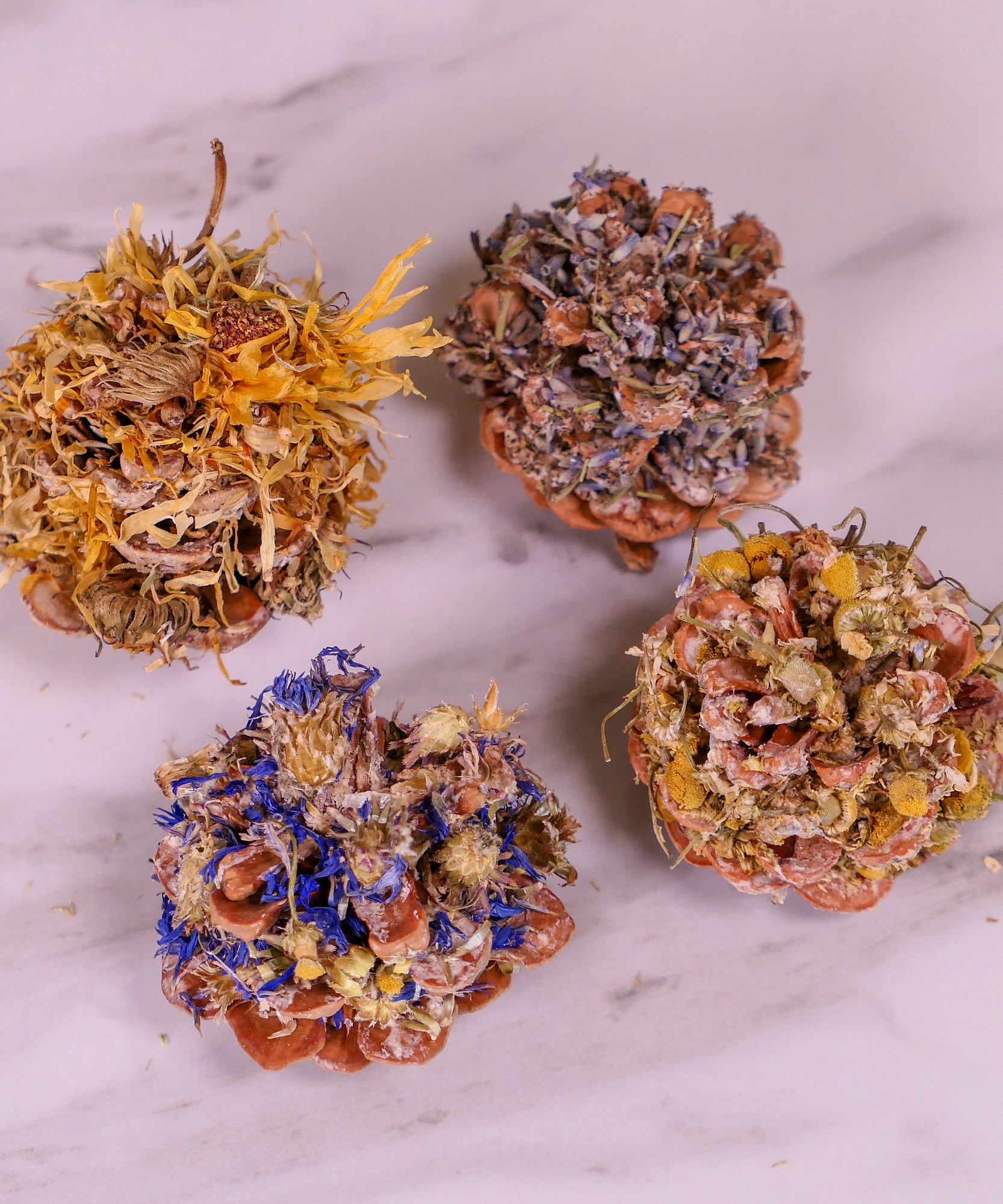 Floral Pine Cone Chew Toy