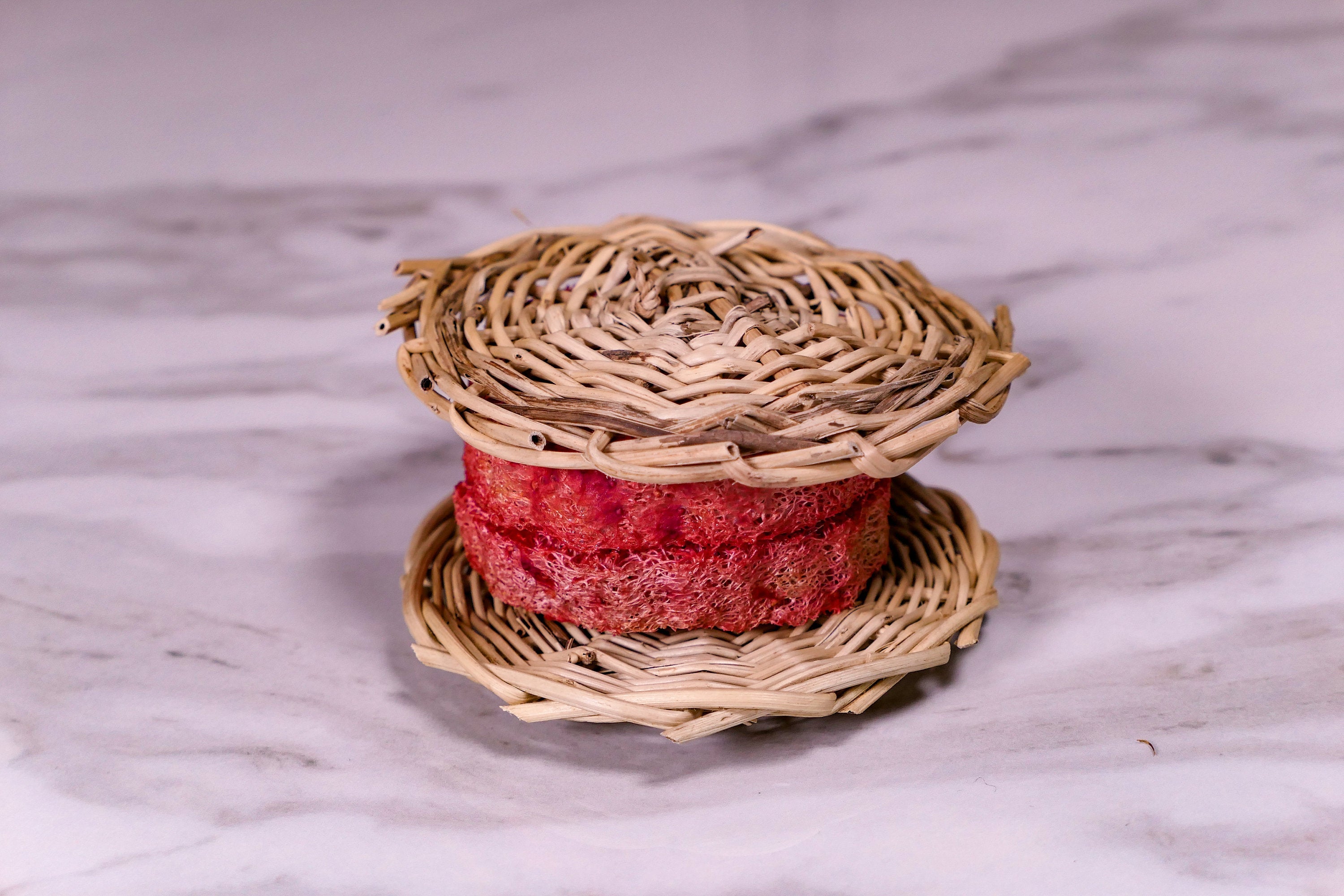 Loofah Macaroon Chew Toy