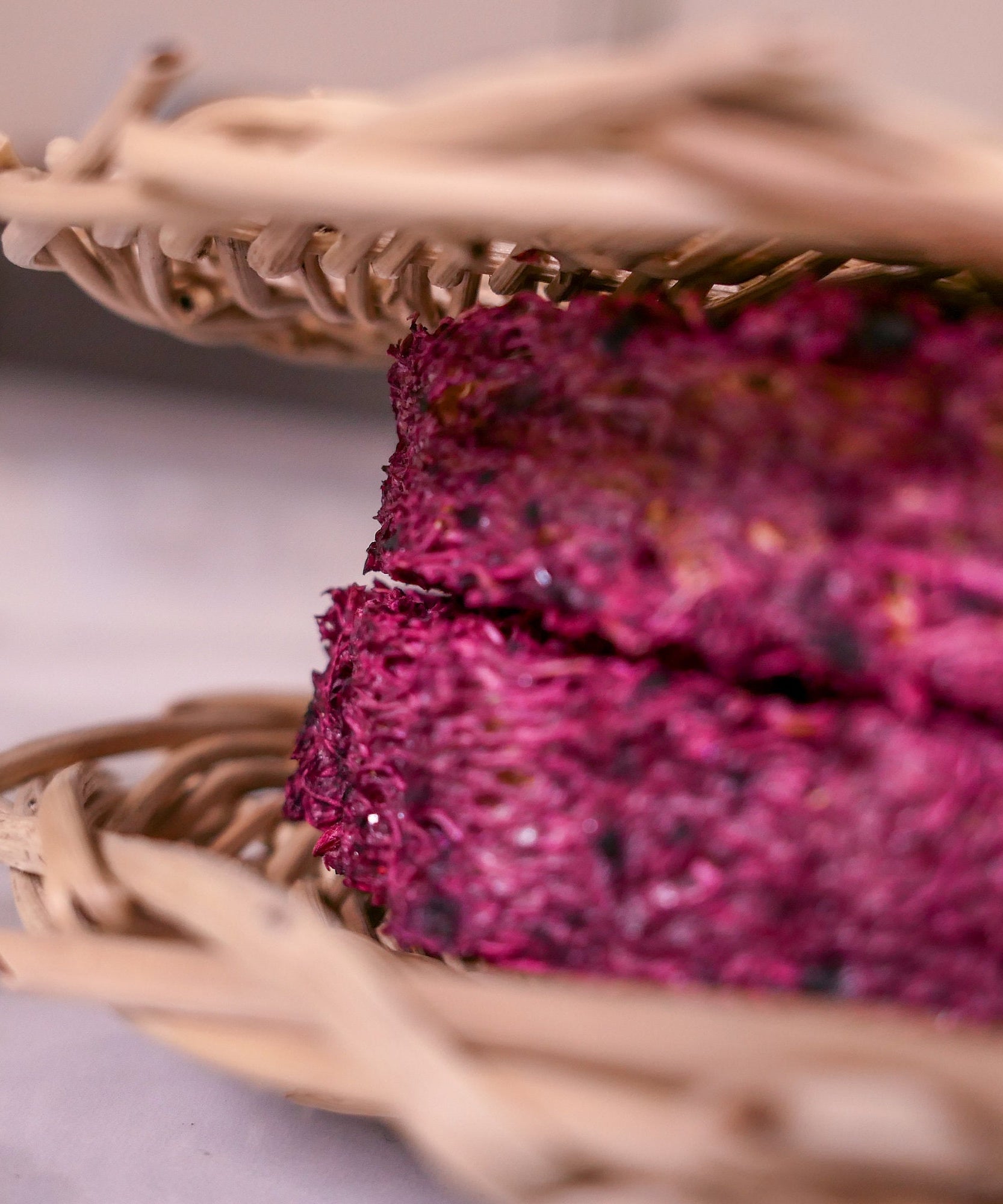 Berry Blast Loofah Macaroon Chew Toy