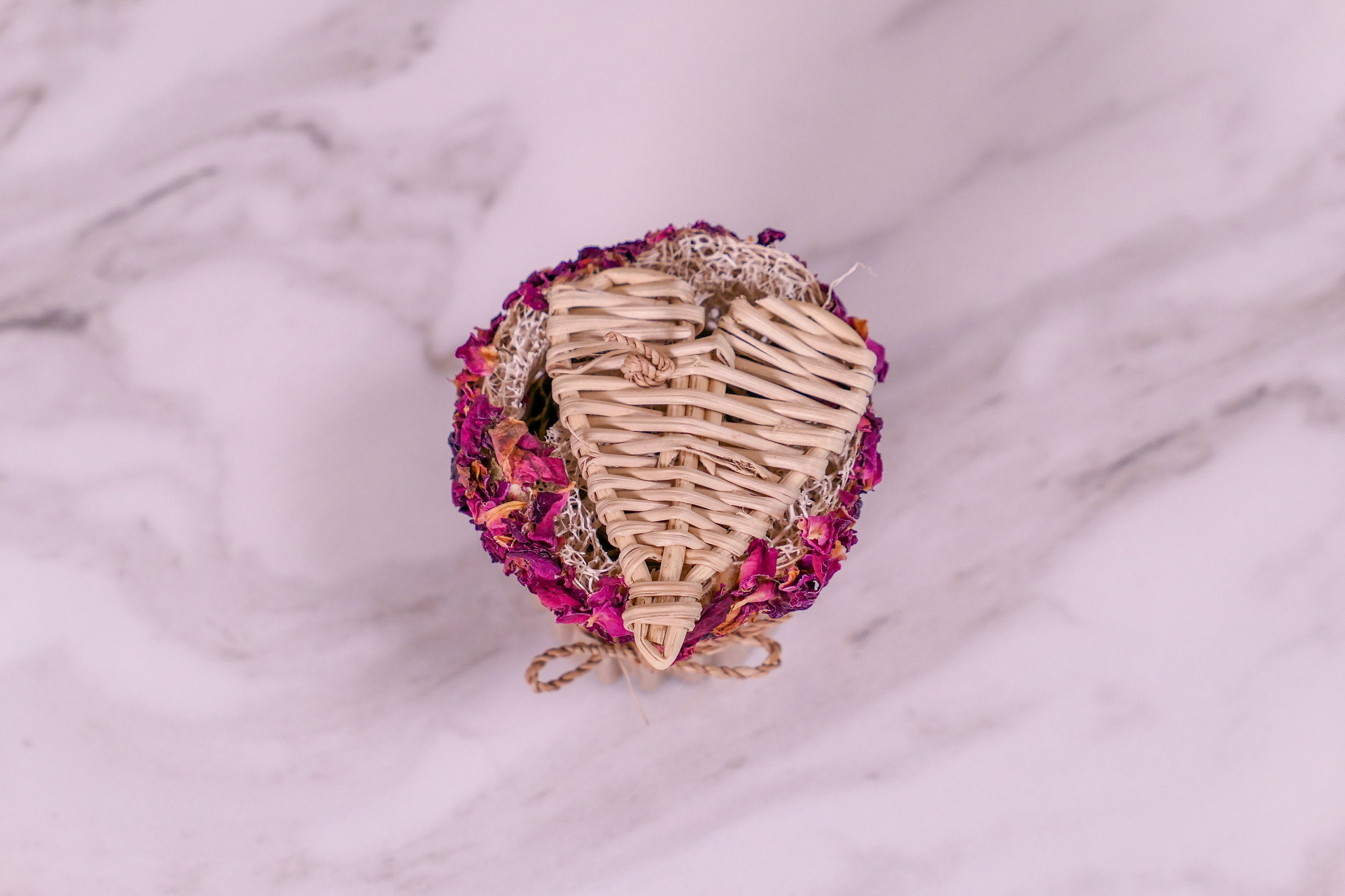 Rose Heart Cupcake Chew Toy