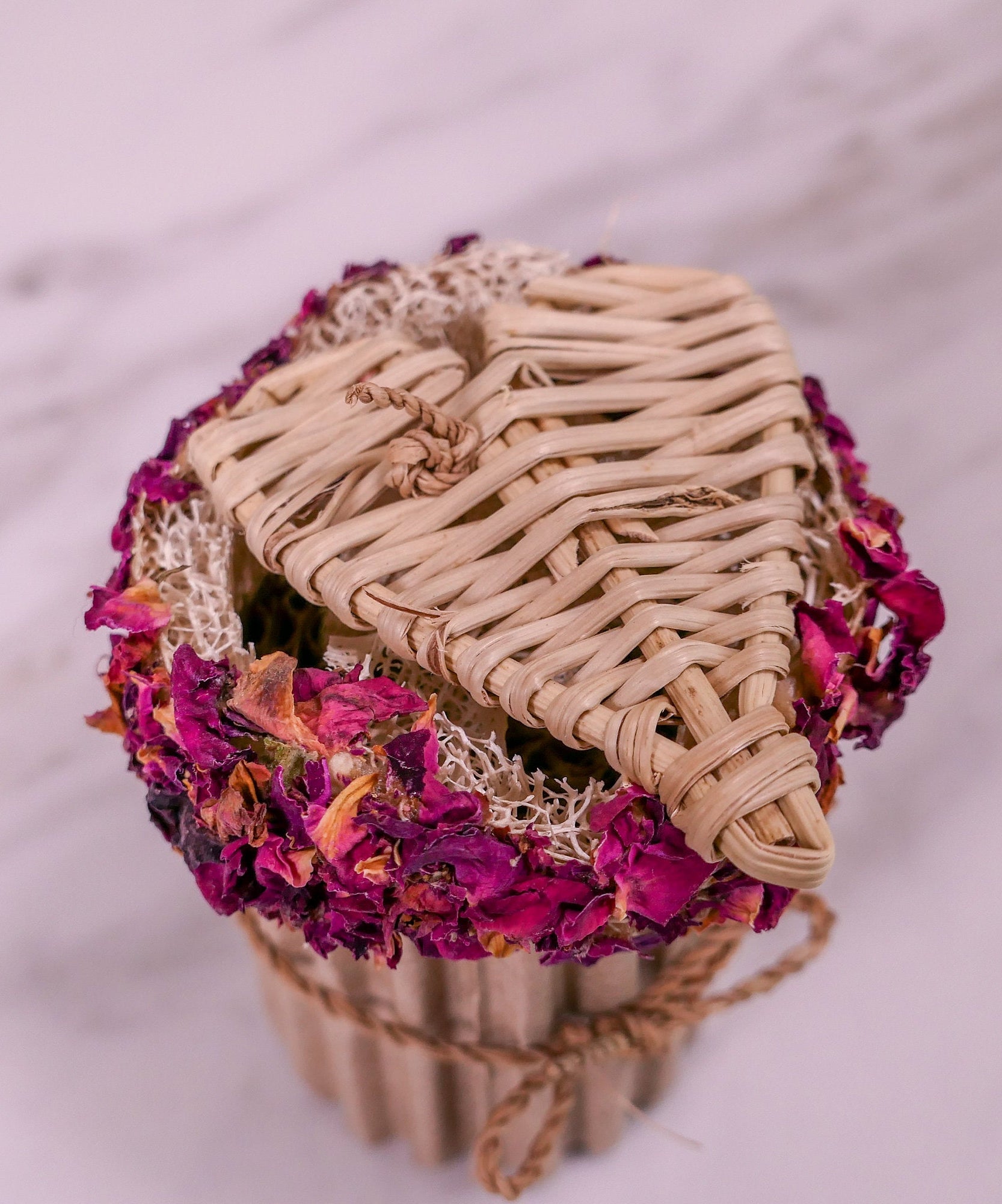 Rose Heart Cupcake Chew Toy