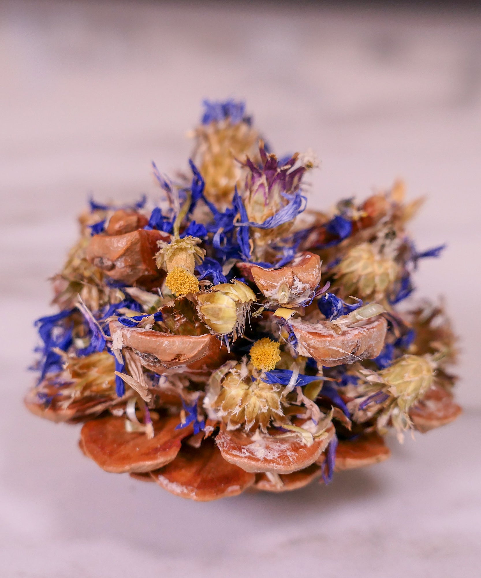 Floral Pine Cone Chew Toy