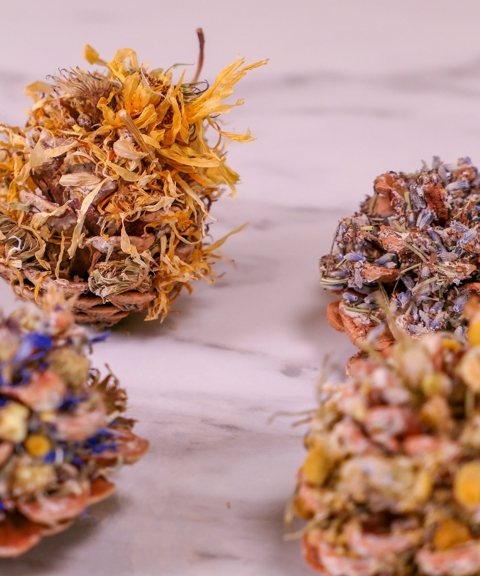 Floral Pine Cone Chew Toy