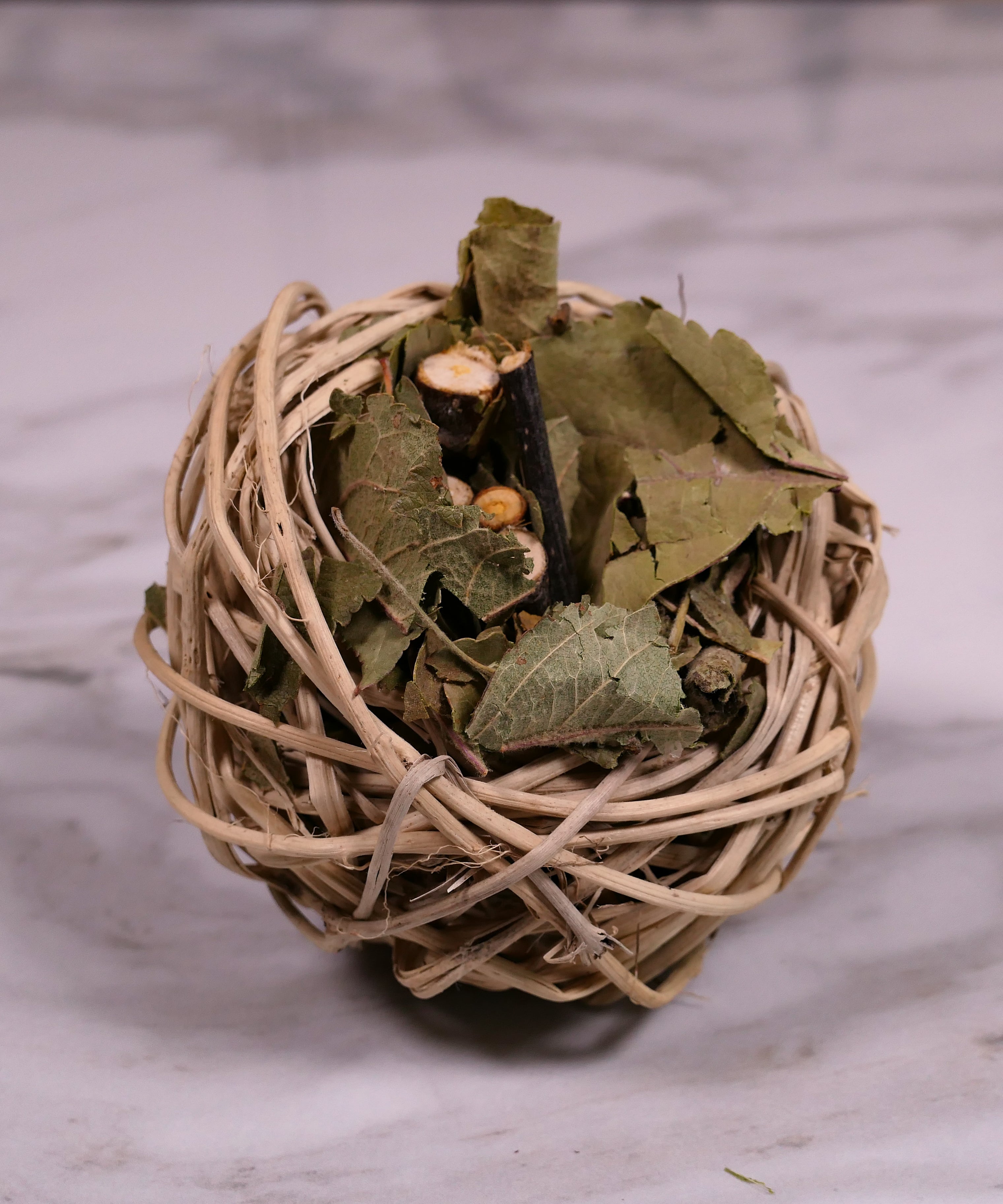 Apple Leaves & Sticks Stuffed Vine Nest