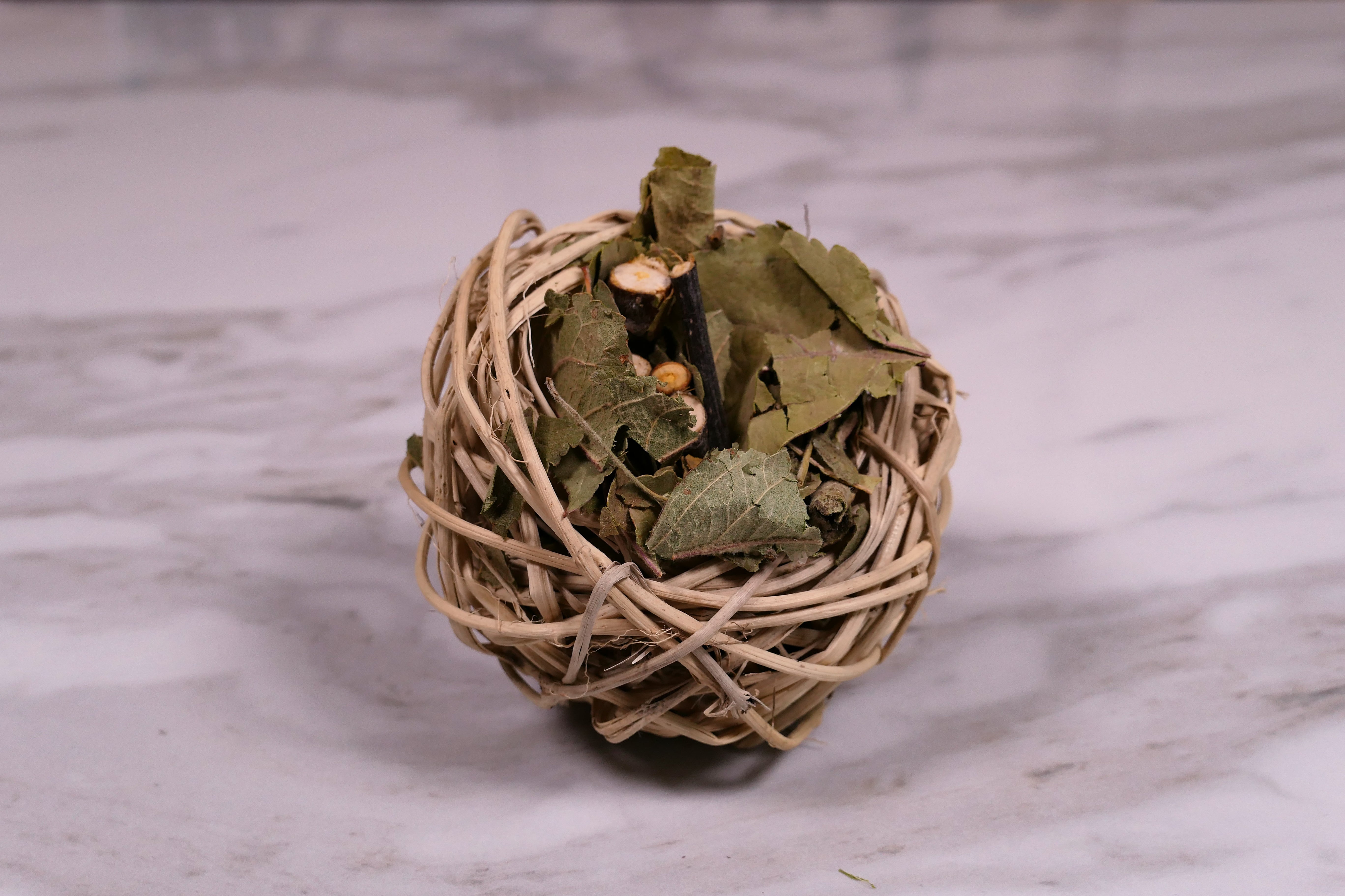Apple Leaves & Sticks Stuffed Vine Nest